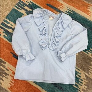 Vintage Ruffled Western Shirt Made in USA